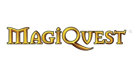 The logo for MagiQuest at Great Wolf Lodge indoor water park and resort.
